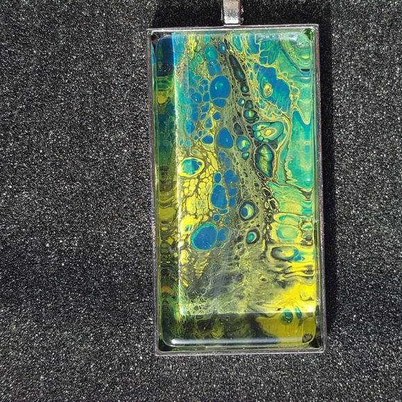 Hand Painted Necklace - Picture 3 of 5